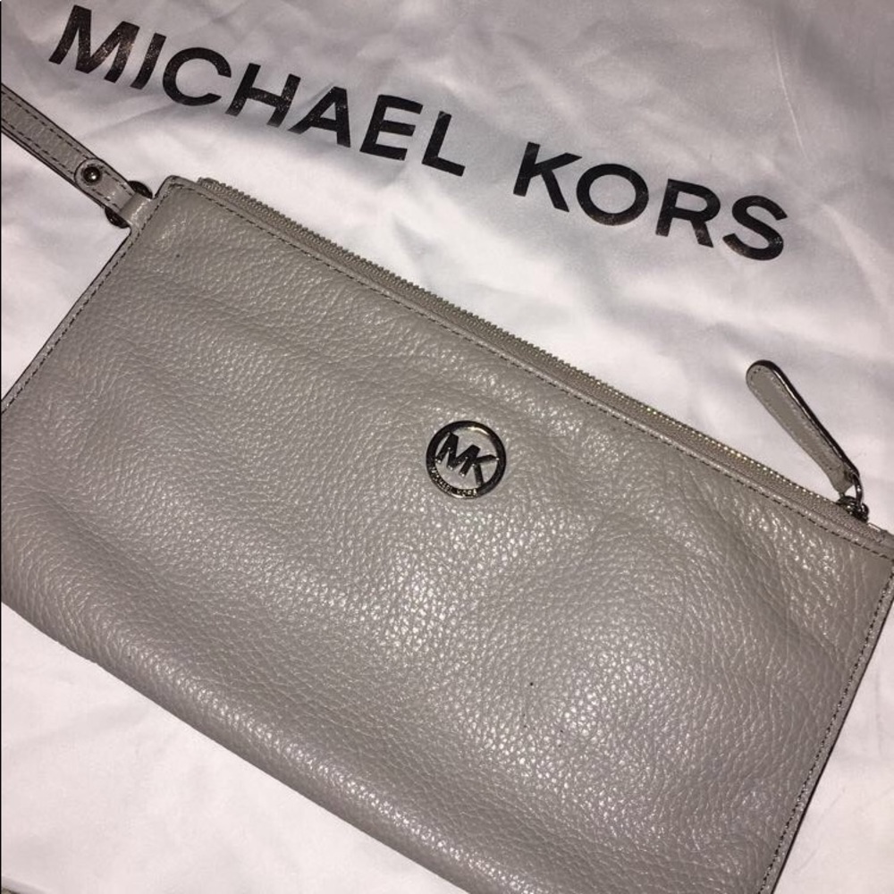Trio: Leather Michal Kors Purse, Wallet & Wristlet